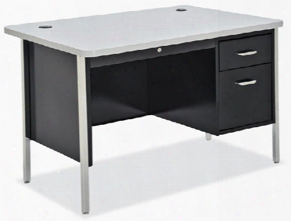 48" X  30" Steel Teachers Desk By Office Source