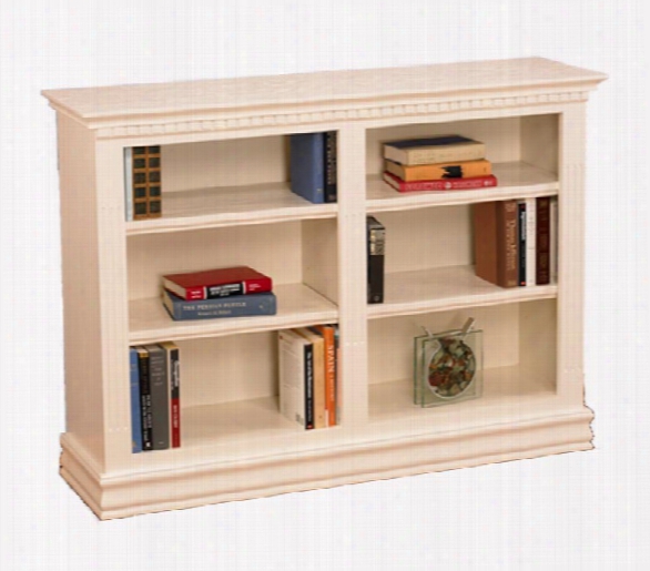 48"w X 36"h Hammpton Double Bookcase By A & E Wood Designs