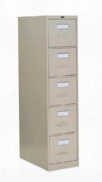 5 Drawer Letter Size Vertical File - 26-1/2"d By Global