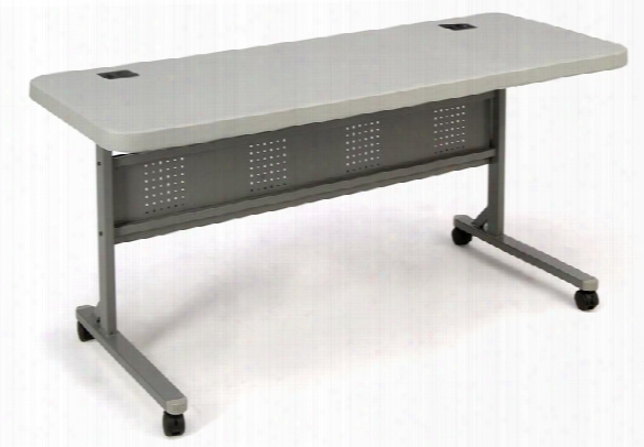 60" X 24" Flip And Store Training Table By National Public Seating