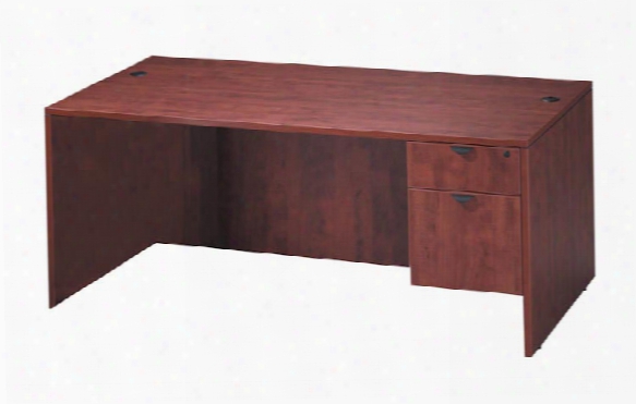 60" X 30" Single Pedestal Desk By Office Source