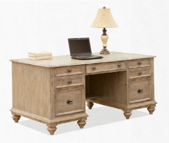 66" Executive Desk By Riverside