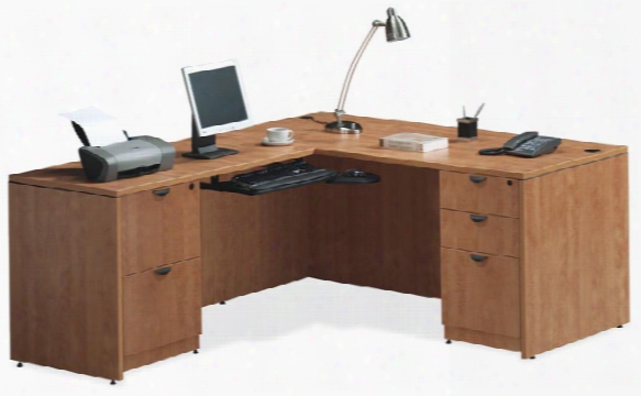 66" X 78" L Shaped Desk By Office Source