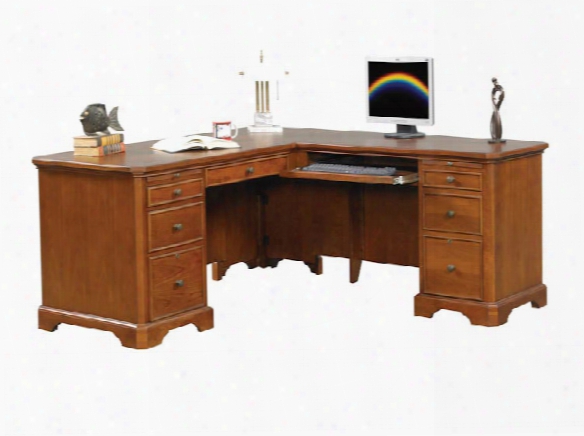 66"w X 69"d X 30"h L Shaped Desk By Wilshire Furniture