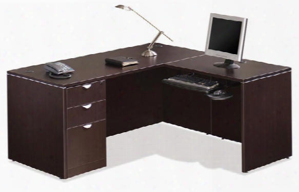 71" X 66" L Shaped Desk By Office Source