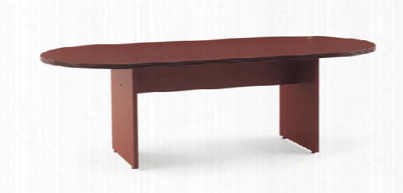 72" Wood Veneer Racetrack Conference Table By Rudnick