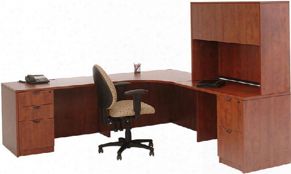 89" X 89" Corner Desk With Hutch By Marquis