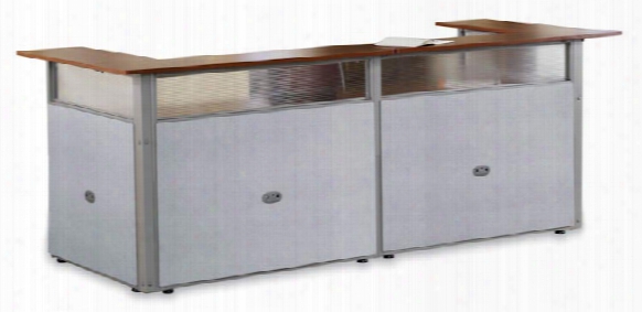 96" X 37" U Shped Reception Desk By Ofm