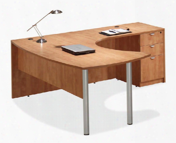 Arc Top L Shaped Desk By Office Source