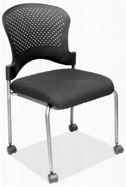 Armless Guest Chair With Casters By Office Source