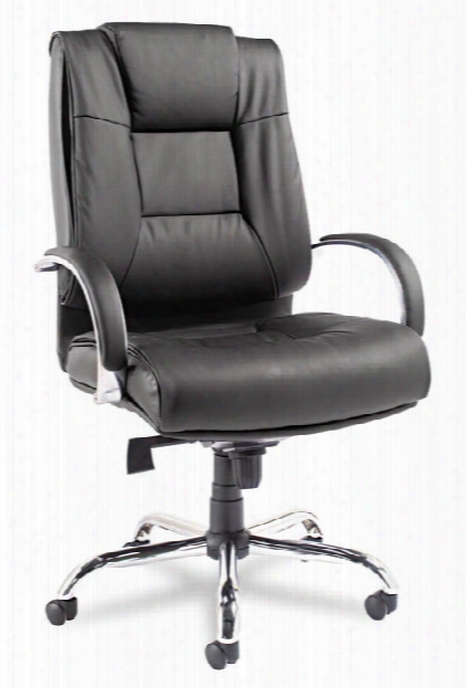 Big & Tall High Back Leather Chair By Alera