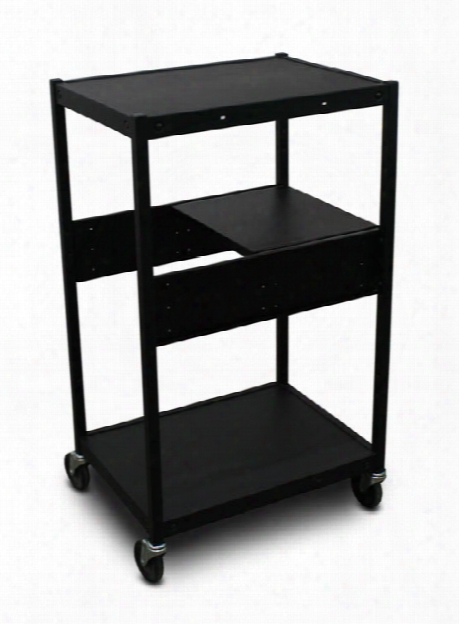 Cart With 1 Pull-out Side-shelf And Electrical By Marvel