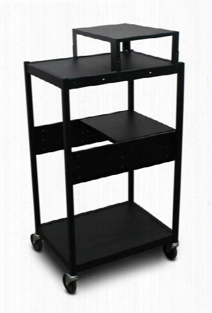 Cart With 1 Pull-out Side-shelf, Expansion Shelf, And Electrical By Marvel