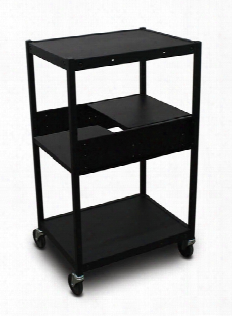 Cart With 2 Pull-out Side-shelves And Electrical By Marvel