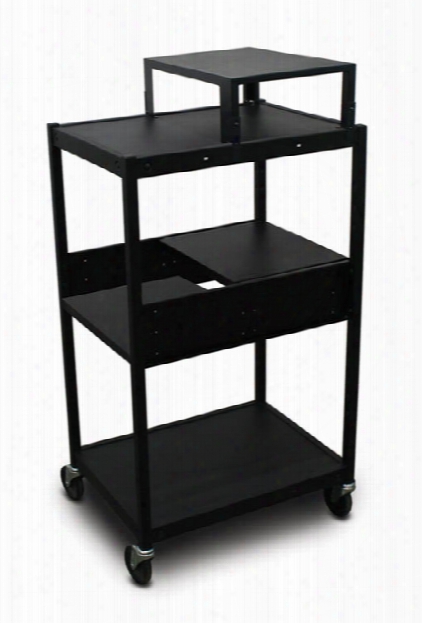 Cart With 2 Pull-out Side-shelves And Expansion Shelf By Marvel