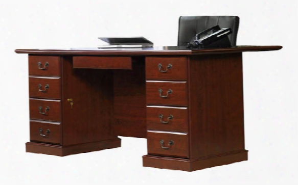 Classic Cherry Executive Desk By Sauder