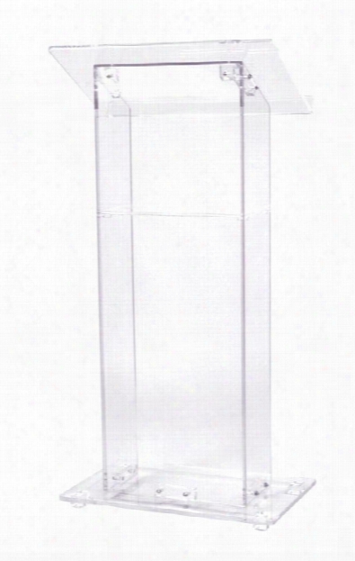 Clear Acrylic Podium By Oklahoma Sound