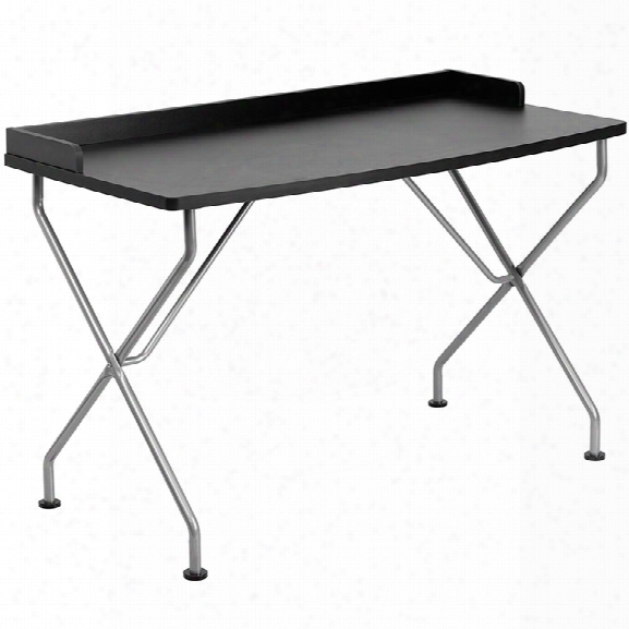 Computer Desk With Silver Frame By Innovations Office Furniture