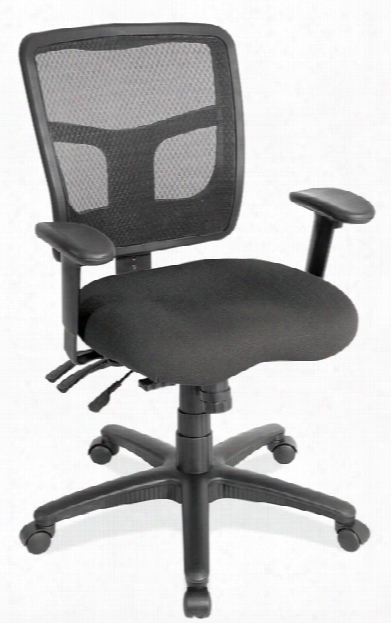 Cool Mesh Mid Back Chair With Fabric Seat By Office Source