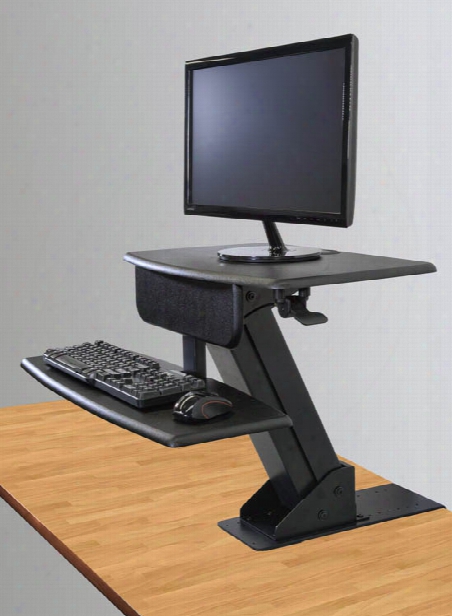 Desk Mount Sit To Stand System By Kantek