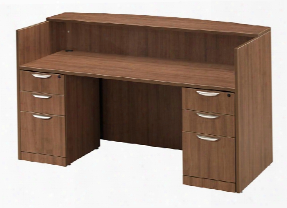 Double Pedestal Reception Desk By Office Source