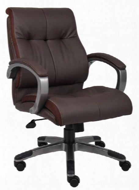 Double Plush Mid Back Executive Chair By Boss Office Chairs