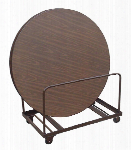 Edge Stacking Round Folding Table Truck By Correll
