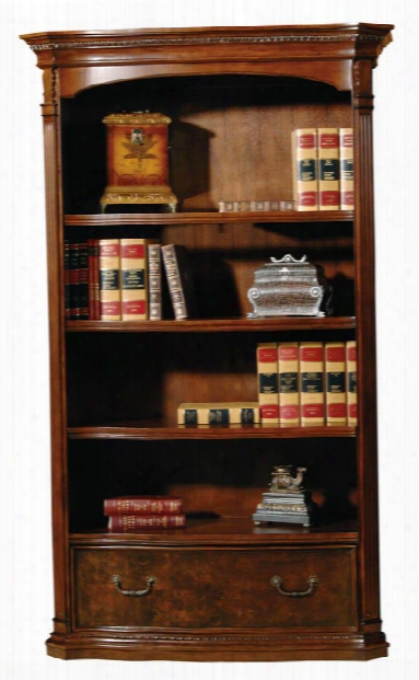 Executive Bookcase With File Drawer By Hekman Furniture