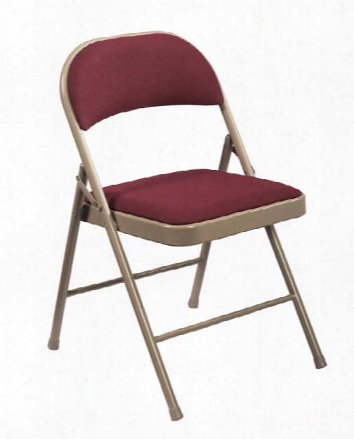 Fabric Upholstered Steel Folding Chair By Commercialine