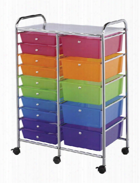 Fifteen Drawer Storage Cart By Alvin