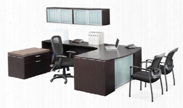 L Shaped Desk With Additional Storage By Office Source