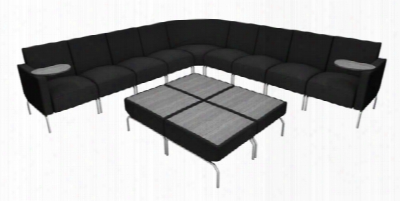 L Shaped Modular Lounge Configuration By Ofm