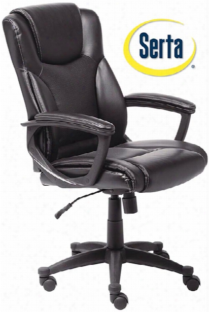 Leather Executive Chair By Serta Seating