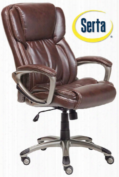 Leather Executive Office Chair By Serta Seating