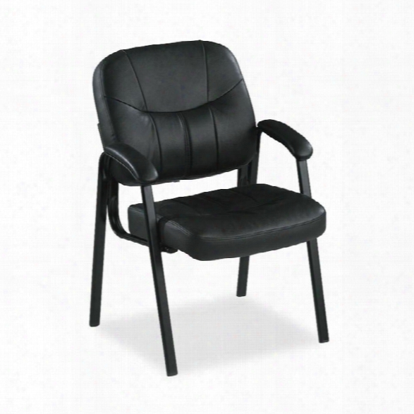 Leather Guest Chair By Lorell