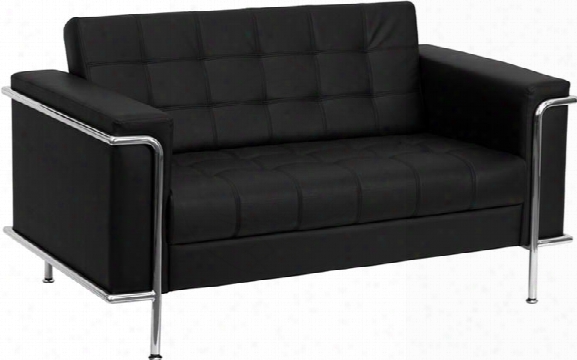 Leather Reception Loveseat By Innovations Office Furniture