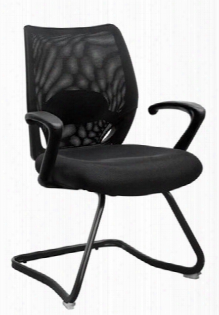 Mesh Back Guest Chair With Arms By Marquis