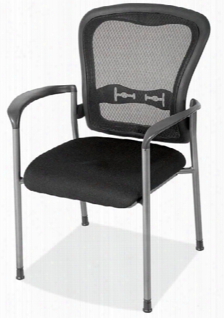 Mesh Back Guest Chair With Arms By Office Source