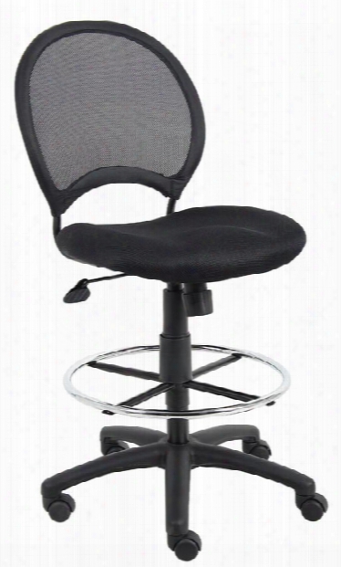 Mesh Drafting Stool By Boss Office Chairs