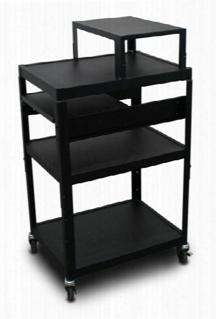 Mv2642 Cart With 1 Pull-out Side-shelf And Expansion Shelf By Marvel