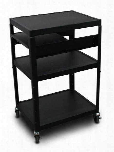 Mv2642 Cart With 1 Pull-out Side-shelf By Marvel