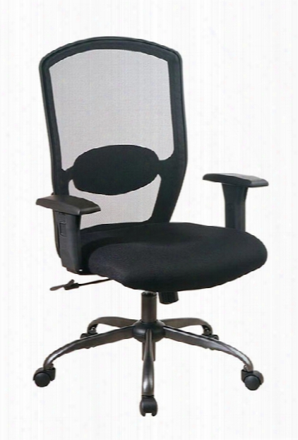 Screen Back Chair With Mesh Seat By Office Star