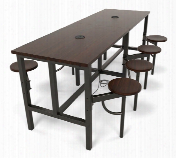 Standing Height Eight Seat Table By Ofm