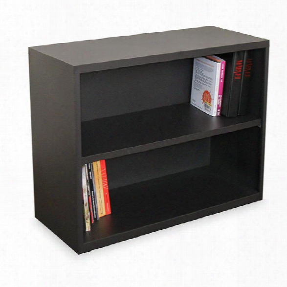 Steel 2 Shelf Bookcase By Marvel