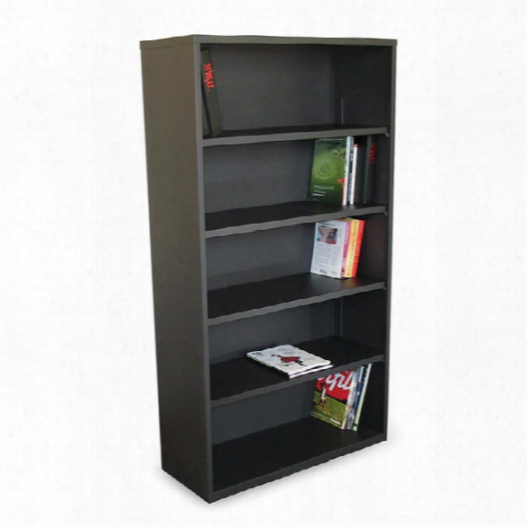 Steel 5 Shelf Bookcase By Marvel