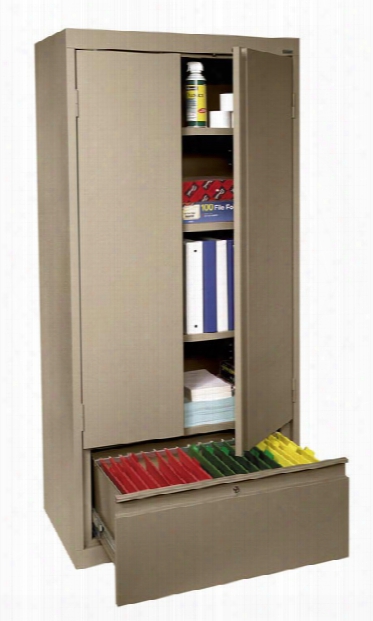 Storage Cabinet With File Drawer By Sandusky Lee
