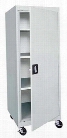 24"W x 24"D x 66"H Transport Mobile Storage Cabinet by Sandusky Lee