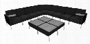 L Shaped Modular Lounge Configuration by OFM