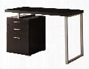 Single Pedestal Compact Desk by Monarch