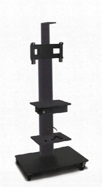 Tv/monitor Stand And Mount With Two Equipment Shelves, Camera Shelf, And Amplivox Headset Microphone (holds 26" - 32" Tv) By Marvel